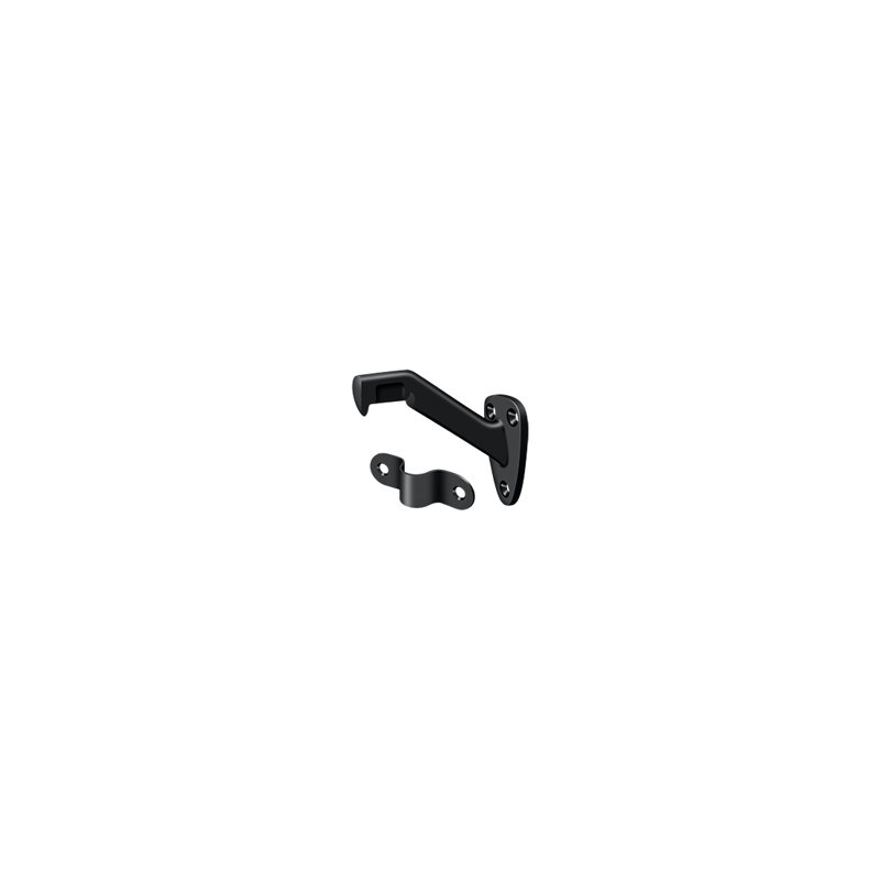 3.26" Projection Hand Rail Brackets, Black