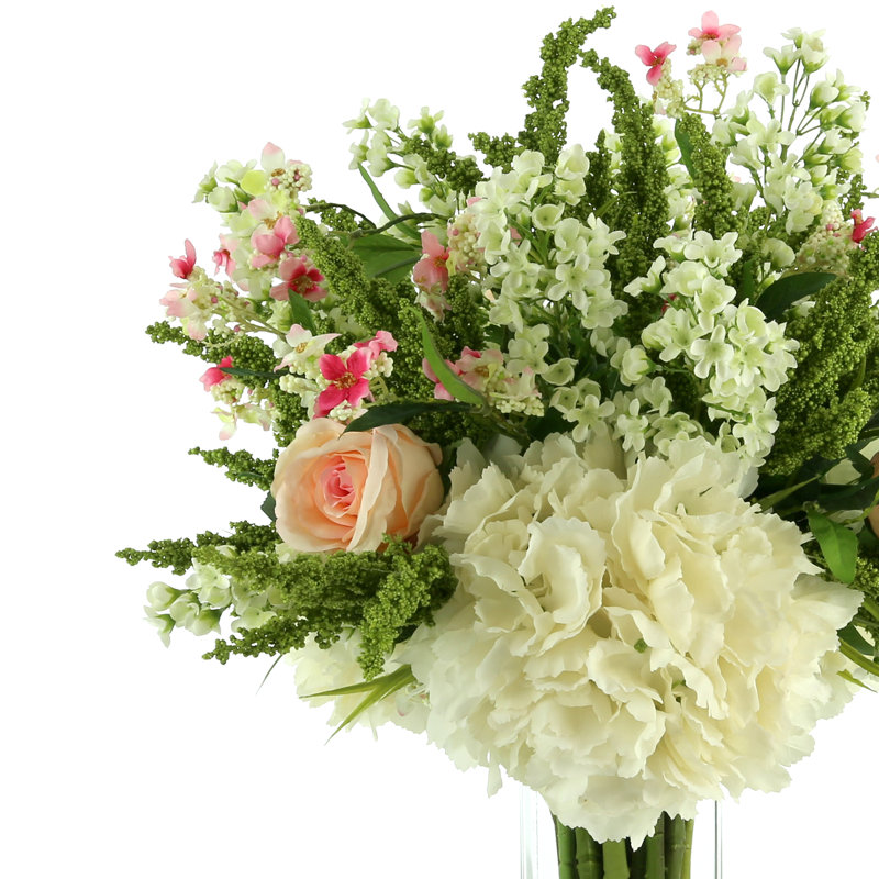 Rose And Hydrangea Arrangement