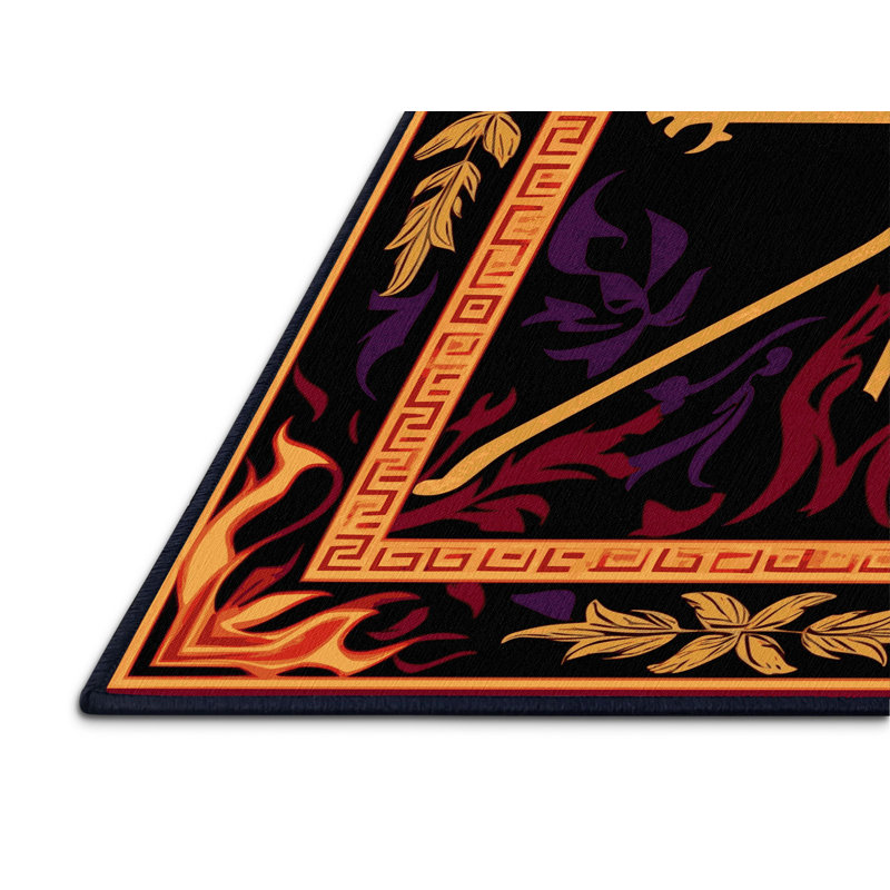 Elysian Baroque Rug, Rectangle 4' x 6'