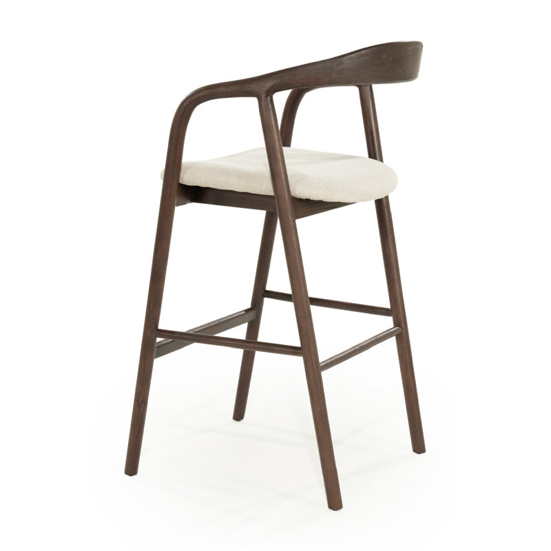 Rayven Barstool High, Walnut, Bar Stool (30" Seat Height)