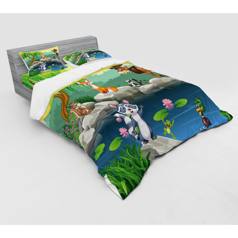 Ensemble de housse de couette en microfibre, Housse de couette grand + 3 pièces supplémentair