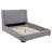 Grey Wingback Bed