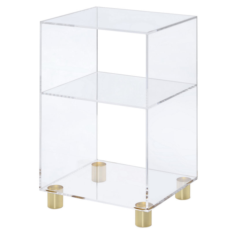 Table de bout rectangulaire à 2 tablettes Manns