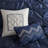 7 Piece Tufted Comforter Set Navy