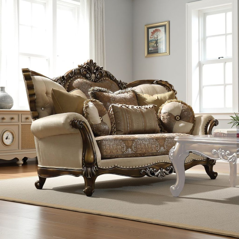 Everson Flared Arm Sofa, 48" H x 89" W x 40" D