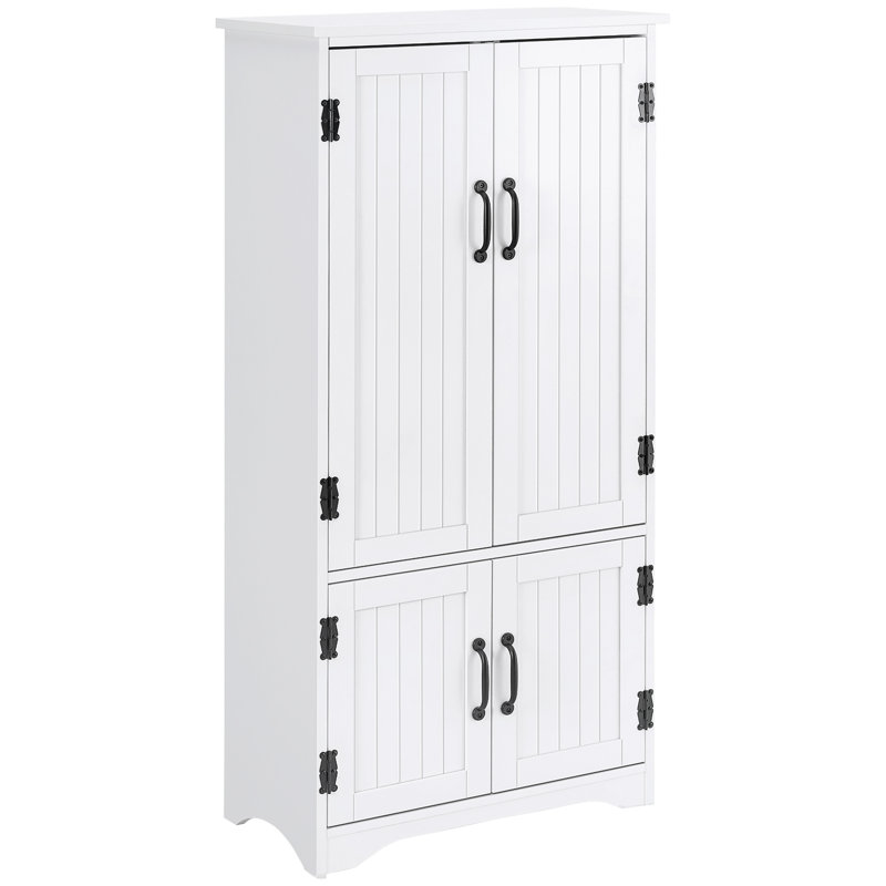 HOMCOM 48.5" Farmhouse Kitchen Pantry
