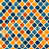 Orange / bleu