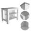 Îlot de cuisine, quatre pieds, trois tablettes-2078773805-2078773807