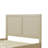 Behre Woven Rattan Cane Solid Wood Bed-304232234