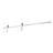 8FT Sliding Barn Door Hardware Kit For Single Sliding Barn Door Silver