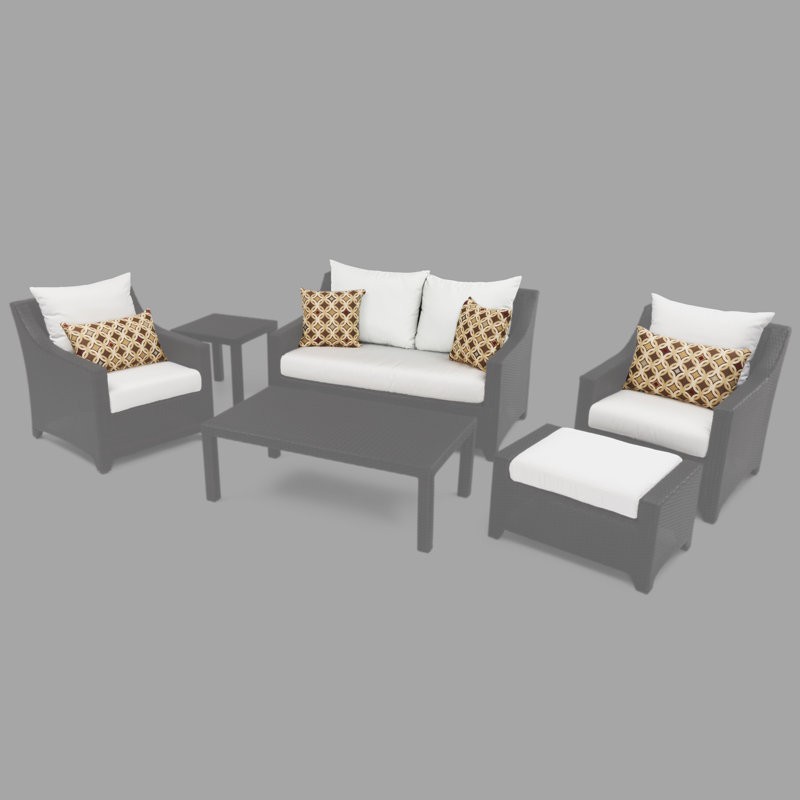Outdoor Sunbrella Cushion Cover, Spectrum Cayenne Sunbrella® Plainweave