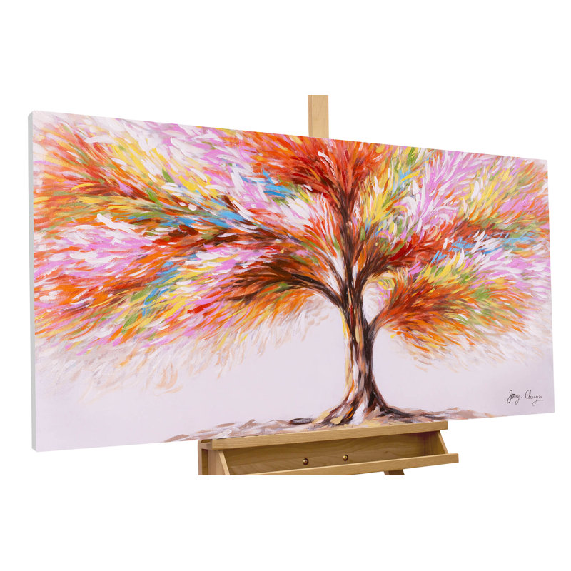 Hand -painted Magic Blossom Tree Acrylic Painting