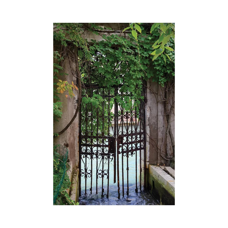 Elegant Canal Entrance by Laura DeNardo - 1 Piece Wrapped Canvas Wall Art, 66.04 cm H x 45.72 cm W x 1.91 cm D