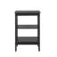 Table de chevet haute en forme de X Alonso avec tablette ouverte et 3 niveaux de rangement pour chambre ou salon-2146140088-2074088825