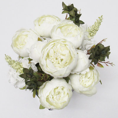 Fabric Peony Arrangement