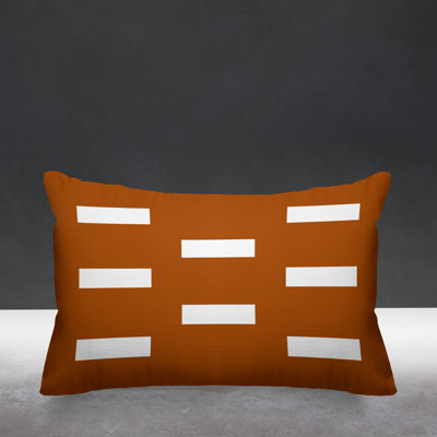 Luella Geometric Outdoor Reversible Throw Pillow