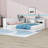 Wood Daybed with Shelves, USB and LED-904127003