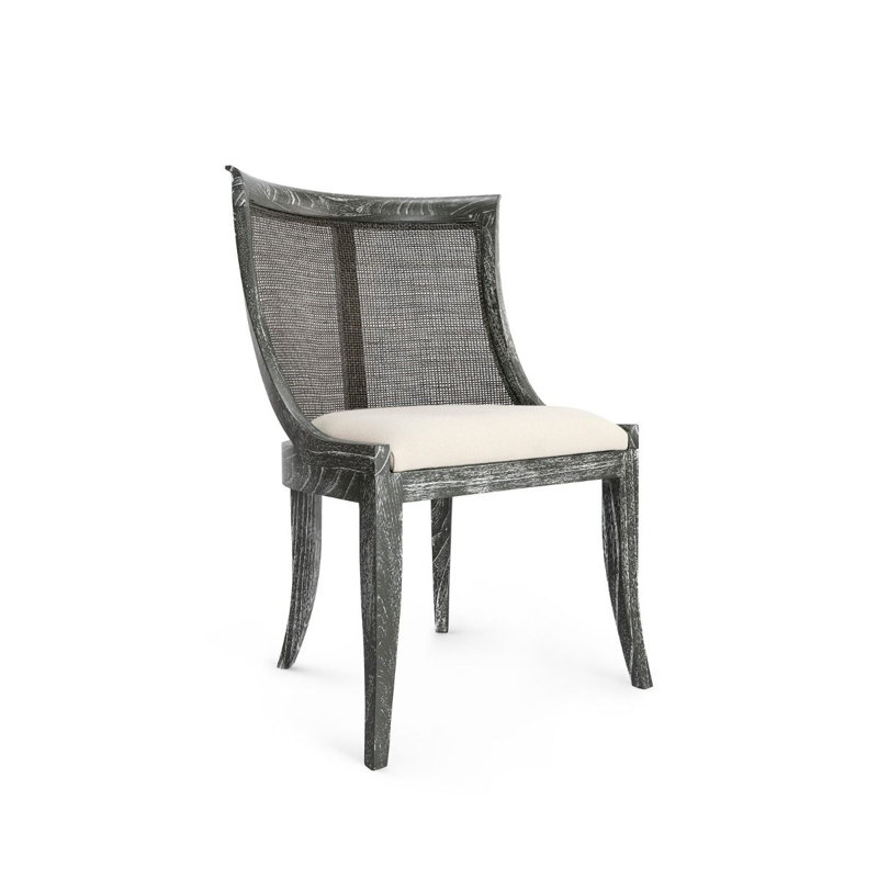 Monaco Upholstered Dining Chair, Gray