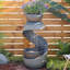 Marelin Hand Crafted Weather Resistant Floor Fountain with Light