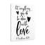Be Done Love 1 Corinthians 16:14 - Wrapped Canvas Print-736537454