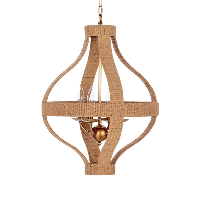 Sarmiento 4 - Light Pendant, 31" H x 23" W x 23" D