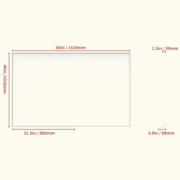 Dimensions du produit