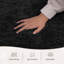 Aspire Homeware Black Shaggy Area Rug Soft Plush Indoor Carpet-2114521737