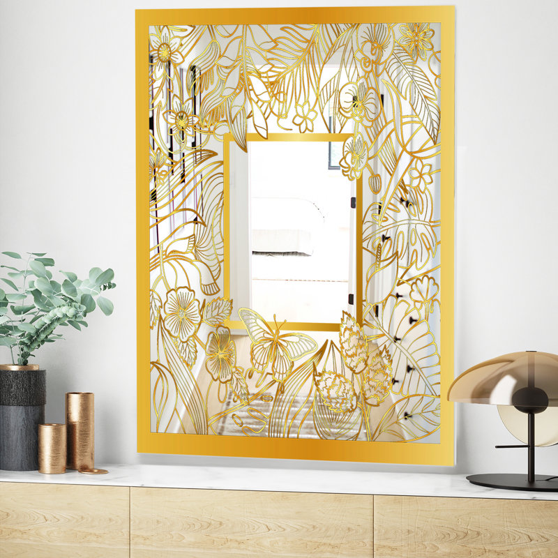 Miroir d'appoint Capital Botanical Bliss Glam, H 39,4 po x l 29,5 po