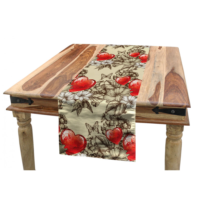 Floral Table Runner, 90" x 16"