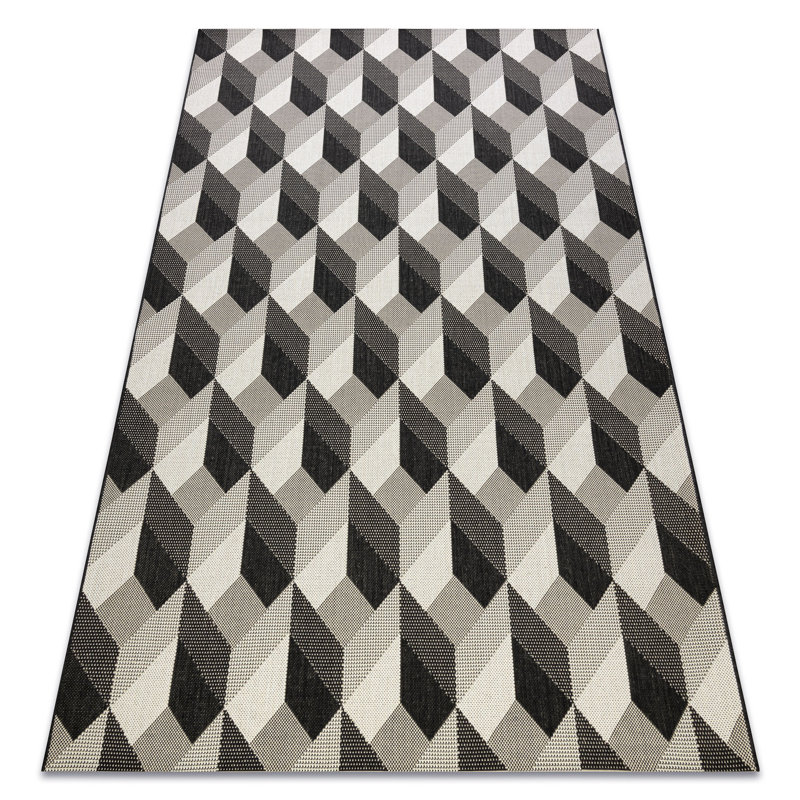 Trussville Geometric Indoor / Outdoor Area Rug, Rectangle 140 x 200cm