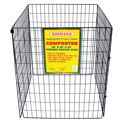 135 Gallons Metal Outdoor Stationary Composter