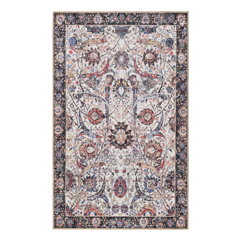 Mailen Performance Chenille Floral Indoor Rug, Rectangle 3'6" x 5'6"