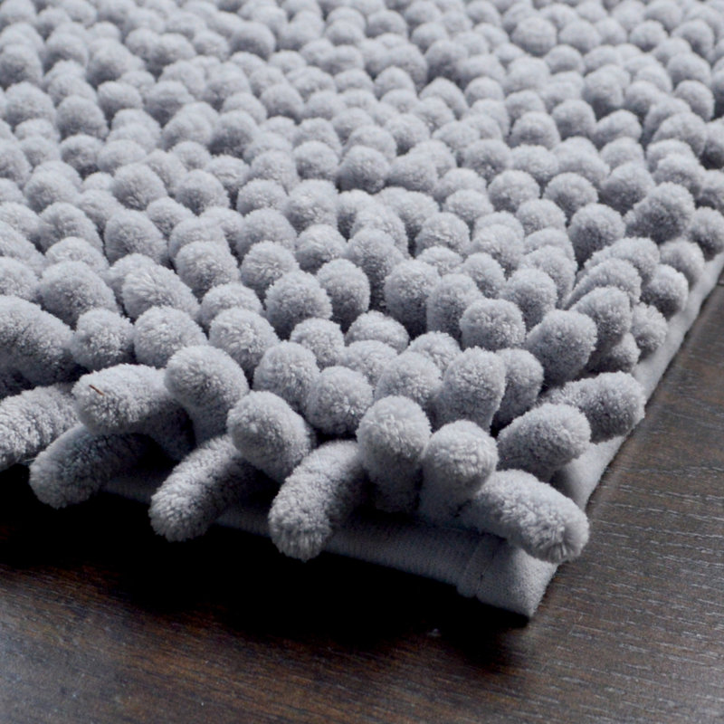 Norihisa Jumbo Bobble Bath Mat, Dove Grey