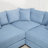 154.6" Oversized L-Shaped Corduroy Upholstered Sectional-982612594