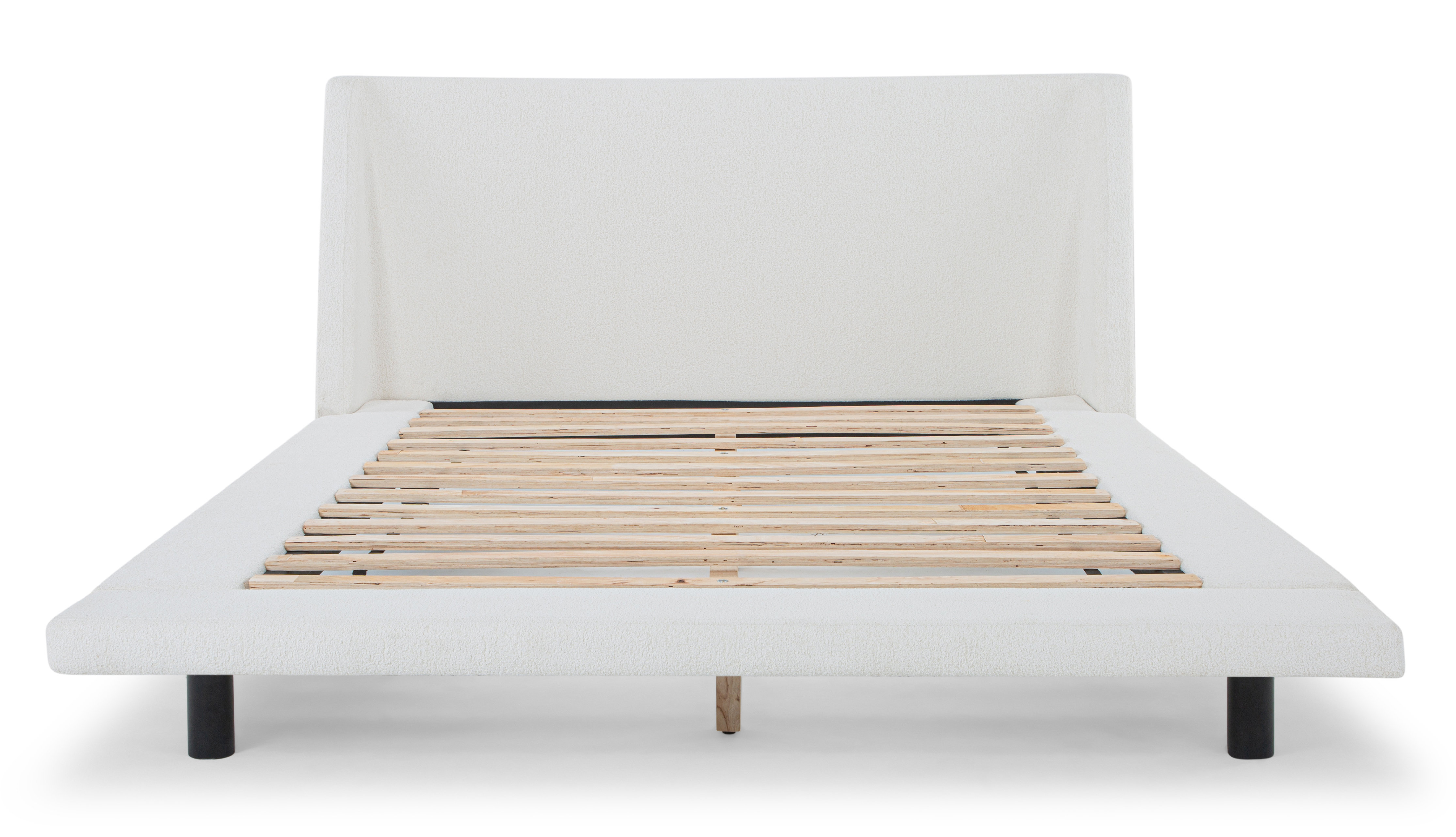 Huxton Upholstered Wingback Bed