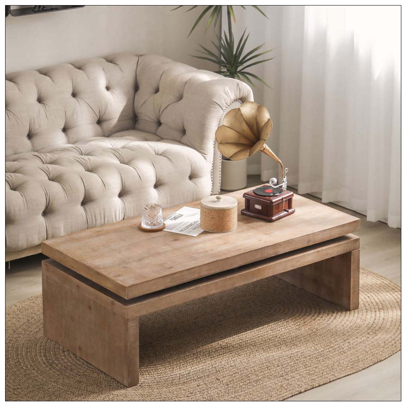 Table basse moderne, Naturel