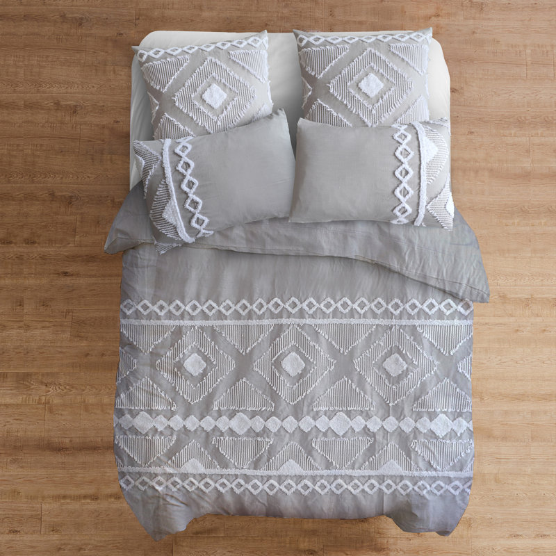 Harleson Grey Twin Comforter Set