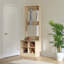 Arbre d'entrée avec rangement pour chaussures et 4 crochets-1500945649