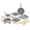 Batterie de cuisine en aluminium recyclé Dash Dream Green 15pc