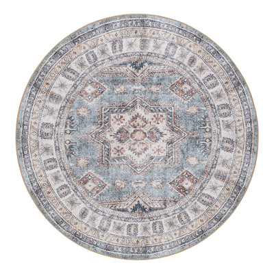 Marquavius Performance Chenille Floral Indoor Rug