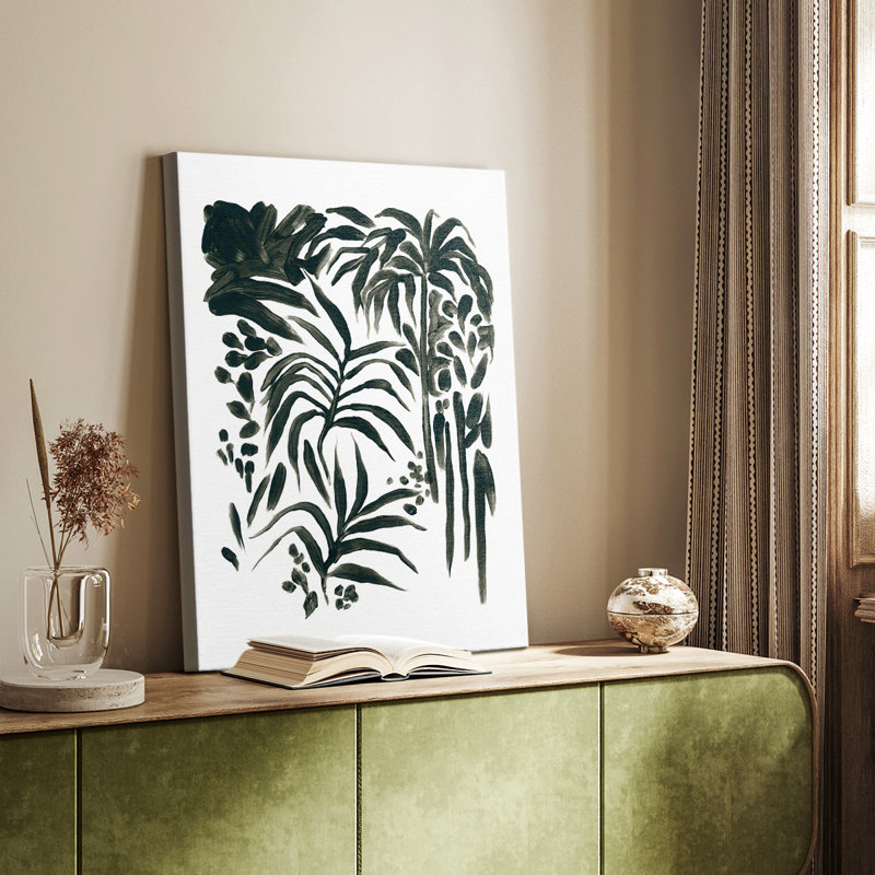 Encre Jungle I - galerie sur mesure, H 27 po x l 18 po