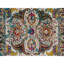 Tapis oriental noué à la main 5 pi x 7 pi 1 po blanc crème en laine et soie Sari