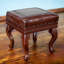 Repose-pieds en cuir Aili Artisan