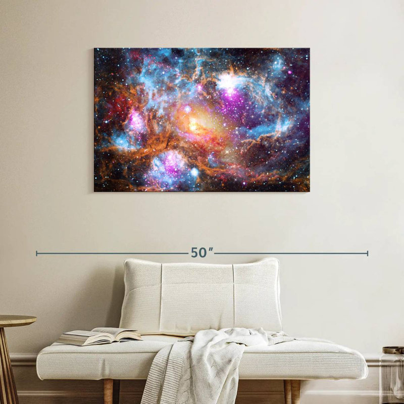Oberle Cosmic Galaxies, 26" H x 39" W