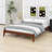 Solid Dry Bamboo Wood Platform Bed-1782834606