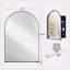 Miroir encastré réglable pour armoire à pharmacie L 35 po-790831094