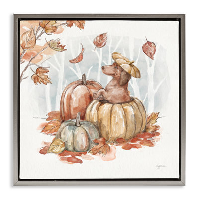 «Fun Dachshund & Pumpkin» par Mary Urban