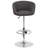 Nordin Swivel Upholstered Adjustable Height Counter Stool with Metal Frame-1046563567