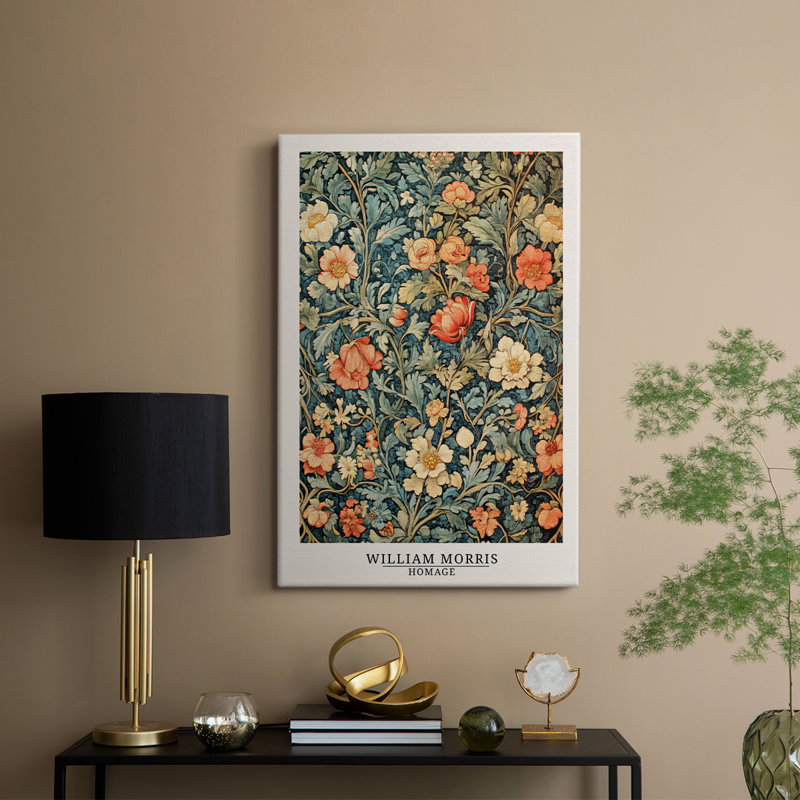 WM MORRIS Series DCCCLXXXIV -Gallery Wrapped Cavas, 18" H x 12" W