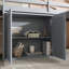 Lit mezzanine pour enfants en bois massif avec armoire, tiroirs, tablettes et bureau coulissant Kids-1783696043